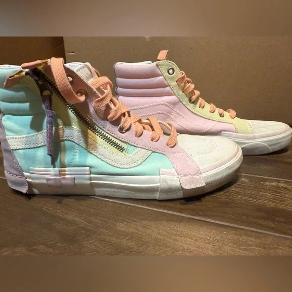 Vans Sk8-Hi Reissue CAP Pastel Multi-Color womens 10 - Picture 10 of 16